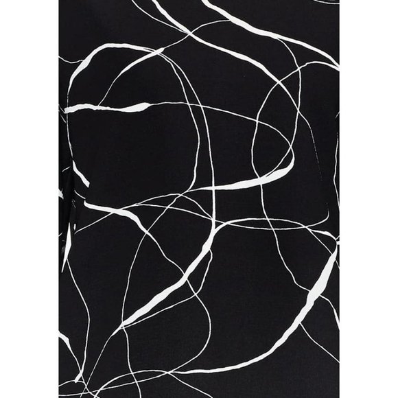 NWT Nordstrom Vince Camuto Ink Swirl Print Blouse - Picture 3 of 3